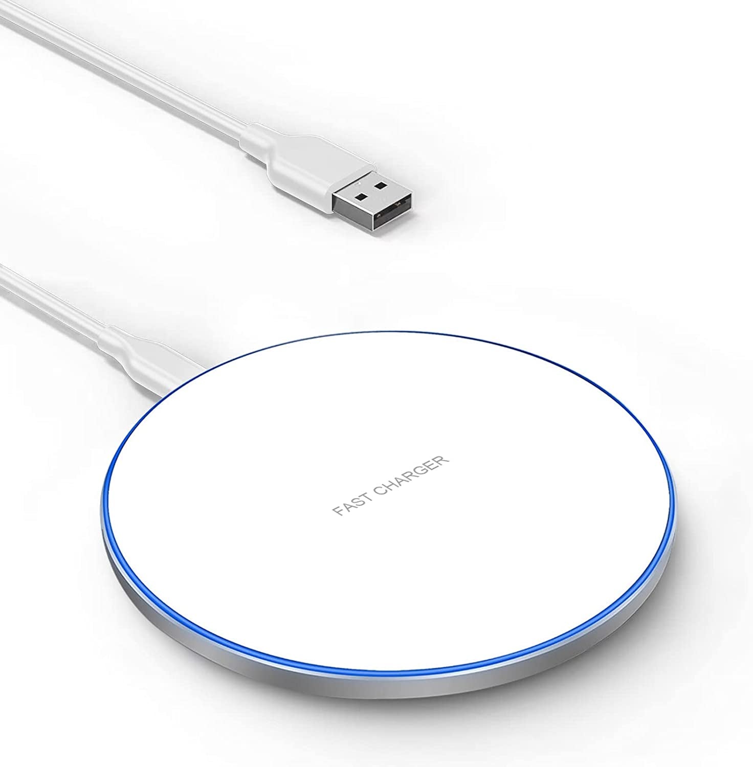 20W Wireless Charger Pad,Fast Wireless Charging Compatible with Iphone 14/14 Plus/14 Pro/14 Pro Max/13/12/11/Se/X/Airpods,15W Phone Induction Charge Station for Samsung,Pixel,Lg G6/7/8(No Plug)  PDKUAI White  