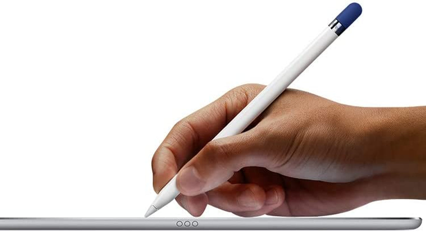 [6 Pack] Fudda Replacement Cap for Apple Pencil 1St Generation - Silicone Protective Cap Cover Compatible with Ipad Pro 9.7/10.5/12.9 Pen (Black, Navy, Red, White, Mint, Pink)  Fudda   