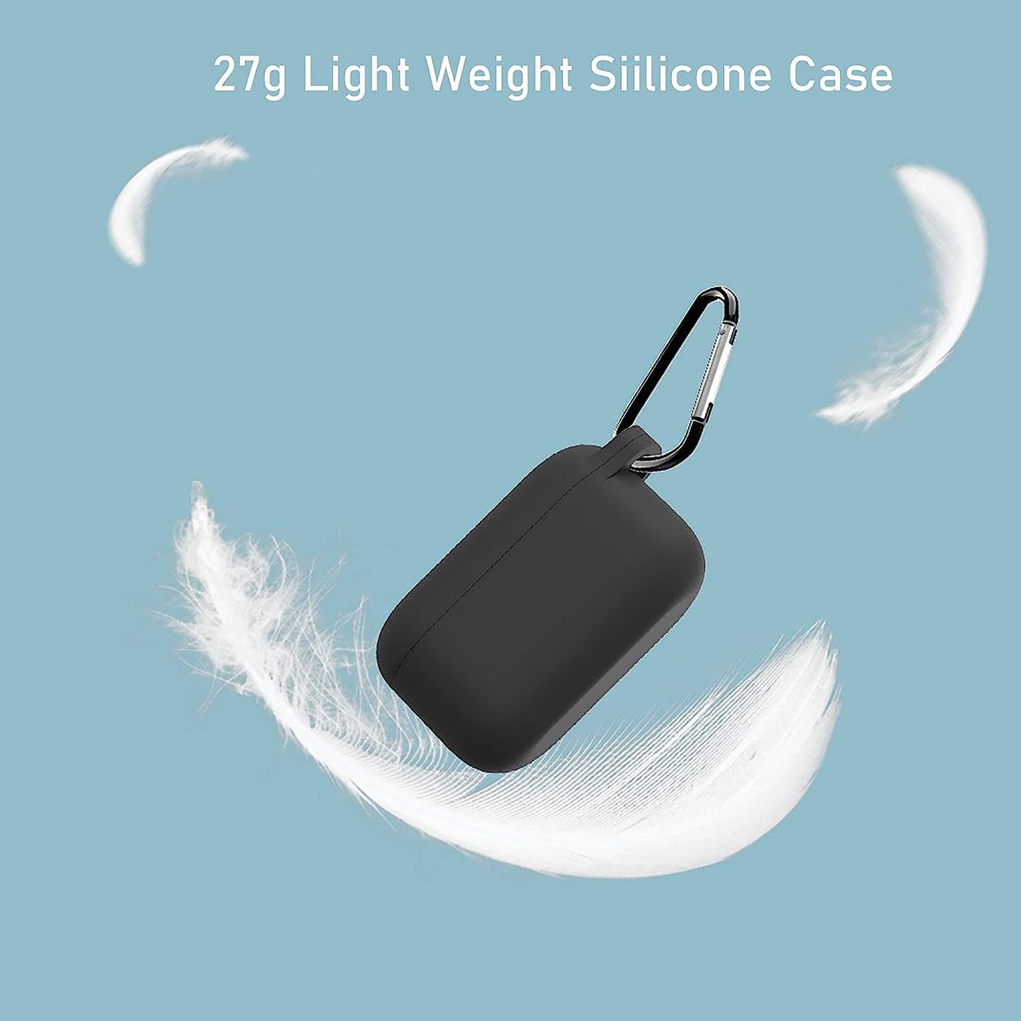 LEFXMOPHY Case Cover Replacement for 3Cho Buds (2Nd Gen) / 2 Generation Wireless Earbuds, Black Silicone Protective Skin  LEFXMOPHY   