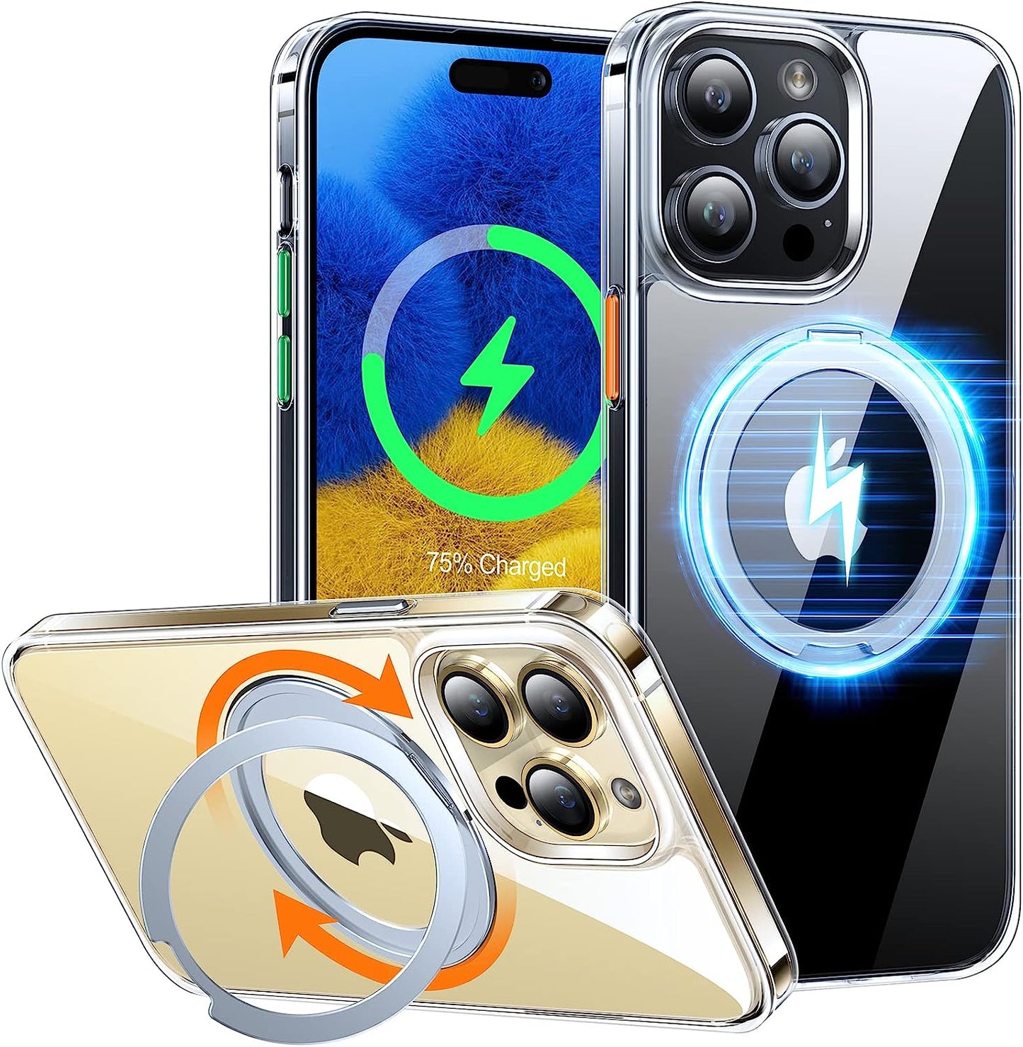 TORRAS Iphone 14 Pro Slim Matte Case - Military-Grade Drop Tested, Magsafe Compatible, Anti-Fingerprint, Frosted Clear  TORRAS   