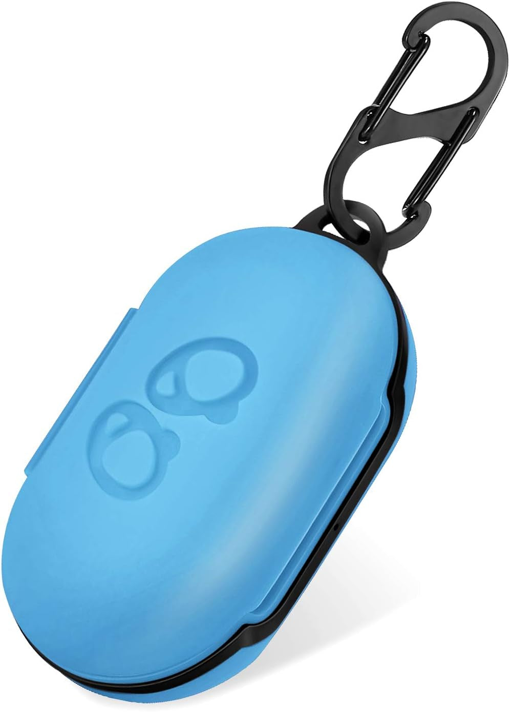 Lizhi Case for Samsung Galaxy Buds + plus (2020) / Galaxy Buds (2019), Galaxy Earbuds Silicone Skin Cover Shock-Absorbing Protective Case with Keychain, Hot Pink  LiZHi Sky Blue Silicone 