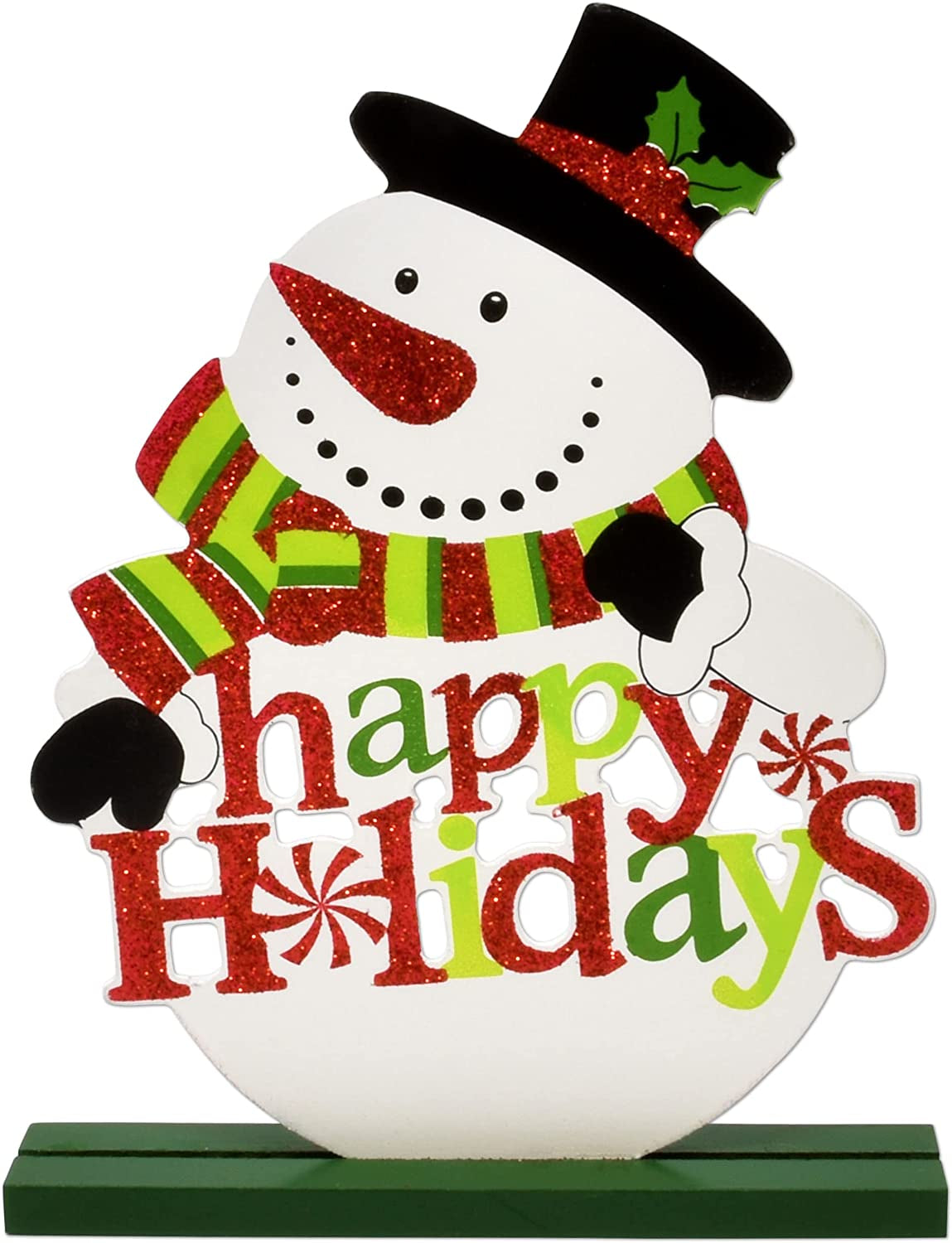 6 Christmas Table Decorations for Dinner Party Coffee Table Snowman Santa Reindeer Noel Joy Believe Merry Christmas Happy Holidays Centerpiece  Gift Boutique   