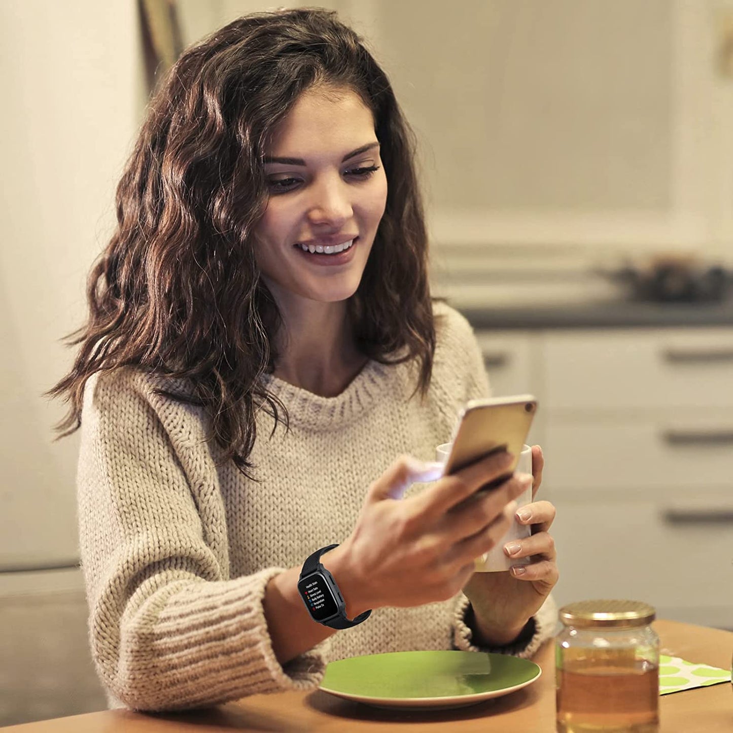 Bands Compatible with Garmin Venu/Venu Sq/Venu Sq Music/Venu Sq 2/Venu 2 plus Band, Soft Silicone Quick Release Straps 20MM Replacement Wristband (Multicolor10-Pack)  RuenTech   