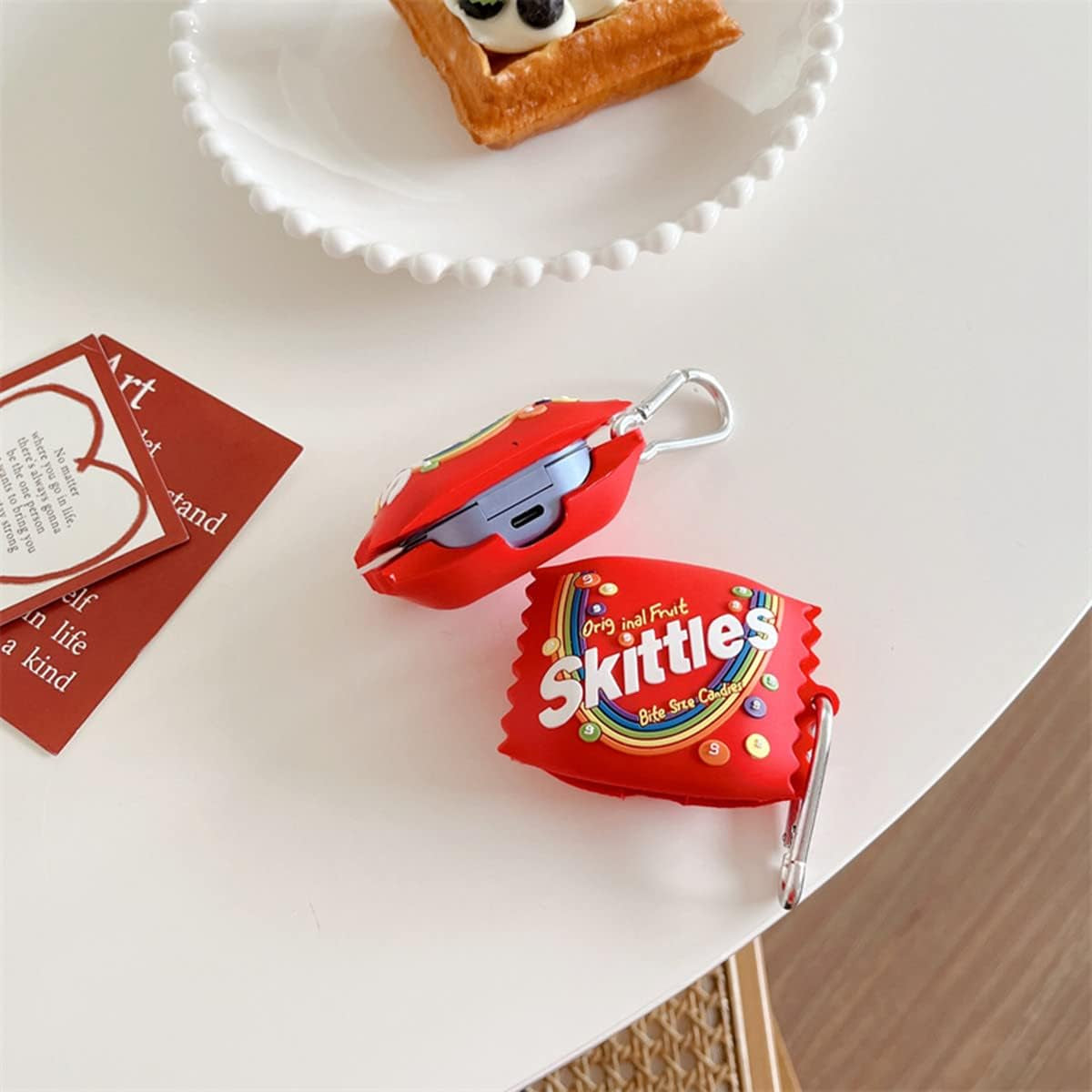 CDHZGSM for Samsung Galaxy Buds Pro& Buds Live &Buds 2 &Buds 2 Pro Earphone Case 3D Cartoon Silicone Protective Cover Headphone Box (B(Candy))  CDHZGSM   