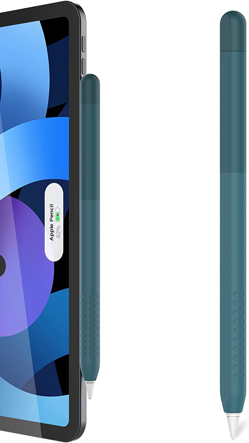 Delidigi Pencil Case Compatible with Apple Pencil 2Nd Generation Case, Gradient Color Case Sleeve Silicone Cover Accessories for Apple Pencil 2Nd Gen(Gradient Pink)  Delidigi Deep Green  