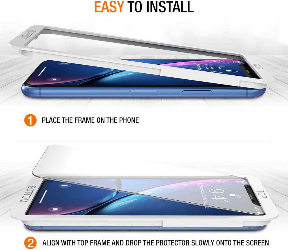 Trianium Tempered Glass Screen Protector Designed for Apple Iphone 11 (2019) / Iphone XR (2018), 3 Pack HD 0.25Mm Glass 9H Film (W/Alignment Case Tool Included)  Trianium   