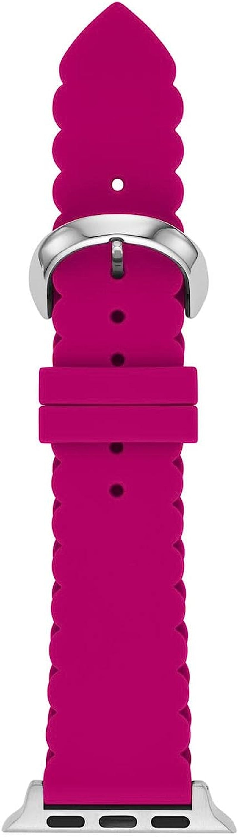 Kate Spade New York Interchangeable Silicone Band Compatible with Your 38/40Mm Apple Watch- Straps for Apple Watch Series 8/7/6/5/4/3/2/1/SE  kate spade new york Pink1  