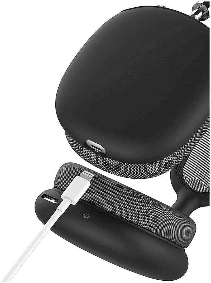 Saharacase Liquid Silicone Cover Case for Apple Airpods Max [Rugged] Headphone Protection Antislip Grip Slim (Black)  ZERODAMAGE SAHARA CASE   