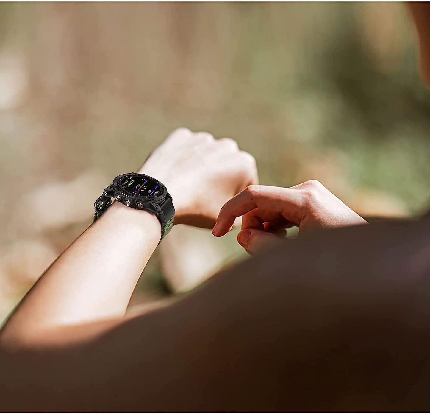 Fintie 20Mm Band Compatible with Garmin Fenix 7S / Fenix 6S / Fenix 5S, Quickfit Soft Woven Nylon Sport Strap Compatible with Garmin Fenix 5S Plus/Fenix 6S Pro/Sapphire/Descent Mk2S Smartwatch  FINTIE   