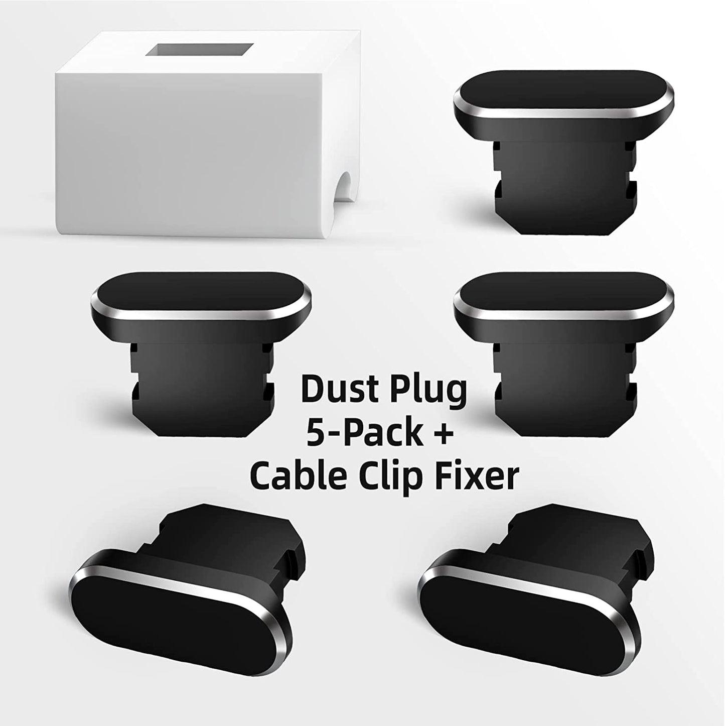 TITACUTE 5-Pack anti Dust Plug for Iphone 14 Pro Max 13 12 11 XR XS X SE 8 plus 7 6 5 5S Dust Plugs for Lightning Charging Port Cover Protector Cap 8 Pin Dust Plug for Ipad Pro Mini Air for Airpods  TITACUTE   