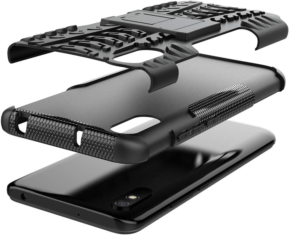 Jielangxin Keji Case for Xiaomi Redmi 9A Case Cover,Case for Xiaomi Redmi 9A M2006C3LG M2006C3LC Case Shockproof Mobile Phone Case Stand Black  Jielangxin Keji   