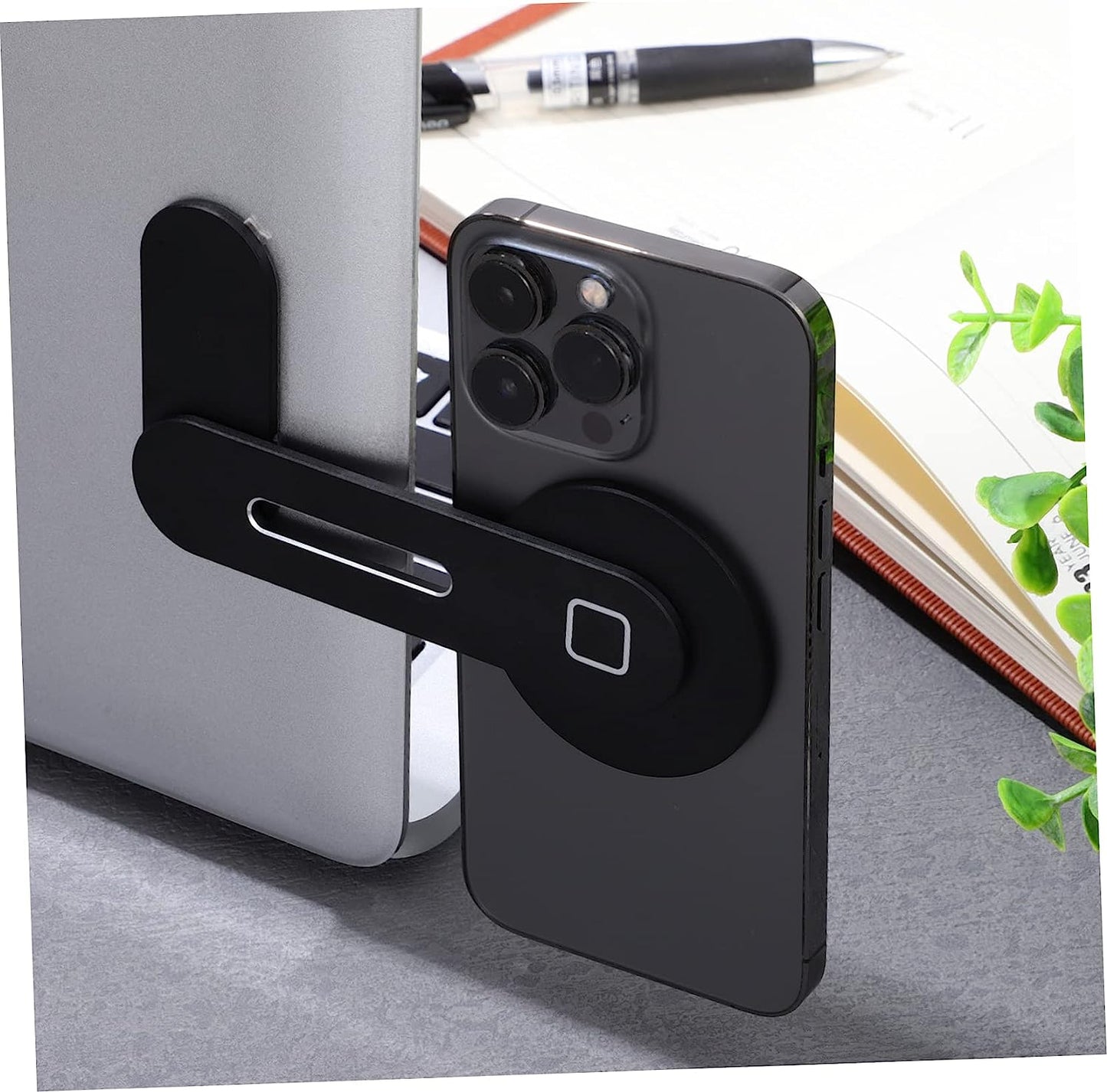 UKCOCO 4Pcs Bracket Laptop Car Mount Desk Laptop Stand Magnetic Car Mount Mobile Phone Stand Magnetic Laptop Holder Magnetic Phone Holder for Laptop Magnetic Laptop Bracket Phone Rack  UKCOCO   