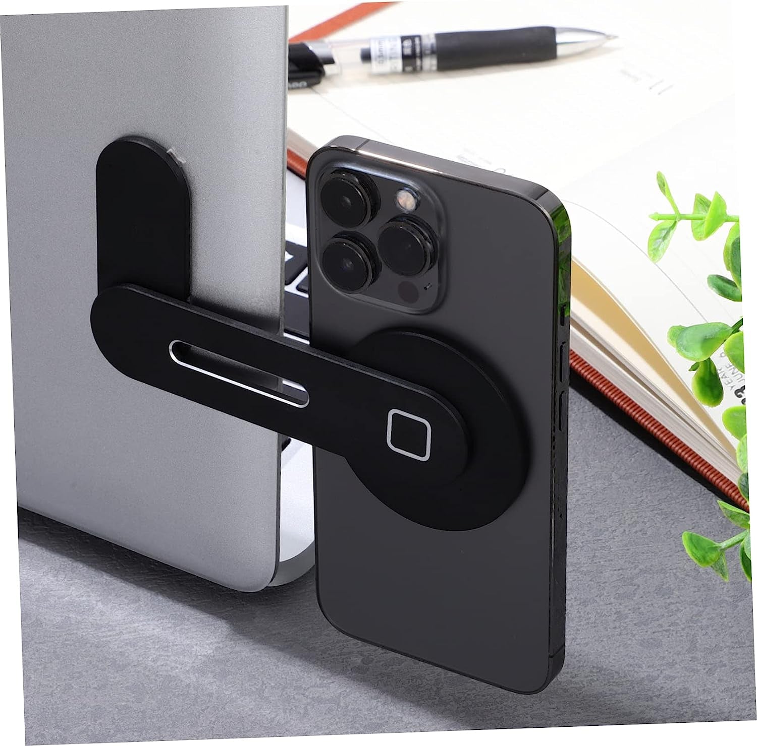 UKCOCO 4Pcs Bracket Laptop Car Mount Desk Laptop Stand Magnetic Car Mount Mobile Phone Stand Magnetic Laptop Holder Magnetic Phone Holder for Laptop Magnetic Laptop Bracket Phone Rack  UKCOCO   