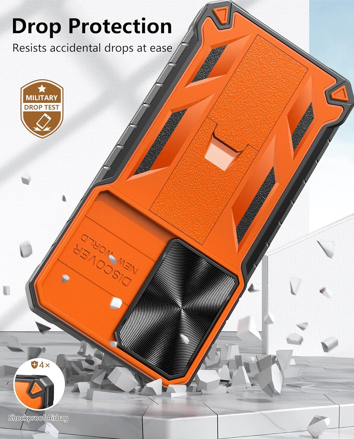 WTYOO for Samsung Galaxy S22 plus Case: Military Grade Drop Proof Protective Rugged TPU Matte Shell | Shockproof Durable Protection Tough Cell Phone Cover with Built-In Kickstand  WTYOO   