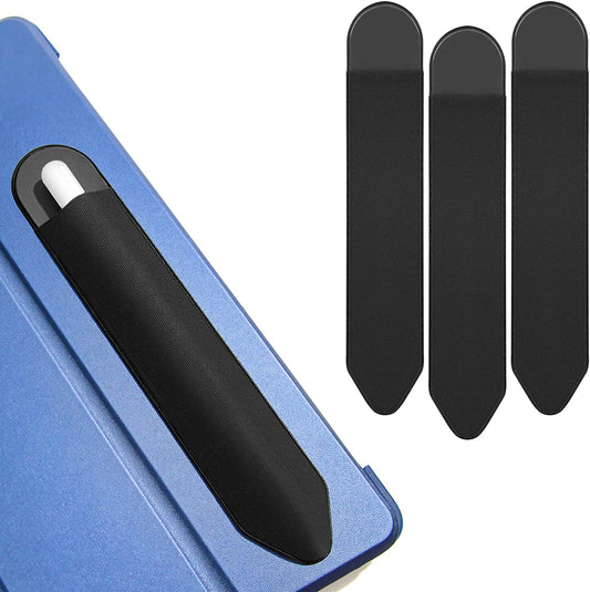 Apple Pencil Holder, 3 Pack Pen Sleeve for Apple Pencil 1St 2Nd Generation Case, Elastic Stylus Pocket ( Black )  Lousrnman   