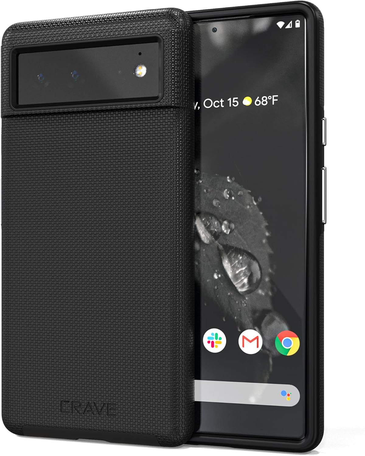 Crave Dual Guard for Google Pixel 6, Shockproof Protection Dual Layer Case for Google Pixel 6 - Black  Crave   