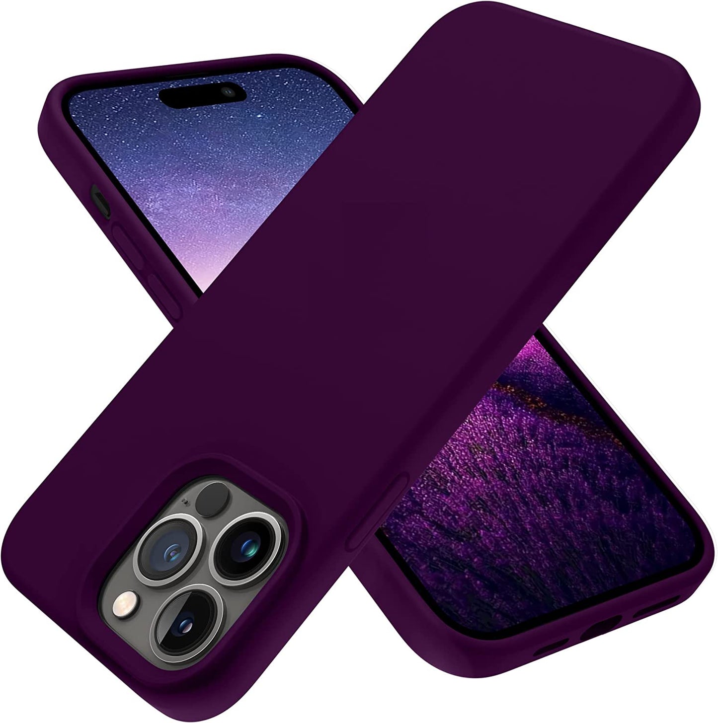 OTOFLY Designed for Iphone 14 Pro Case, Silicone Shockproof Slim Thin Phone Case for Iphone 14 Pro 6.1 Inch (Calke Green)  OTOFLY Direct   