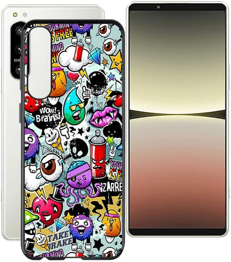 WIMSPEED Case for Sony Xperia 5 IV (6.1"), Shockproof Bumper Protective Case, Slim Soft Silicone Military Grade Drop TPU Back Phone Cover for Sony Xperia 5 IV - WM84  WIMSPEED Xs40  