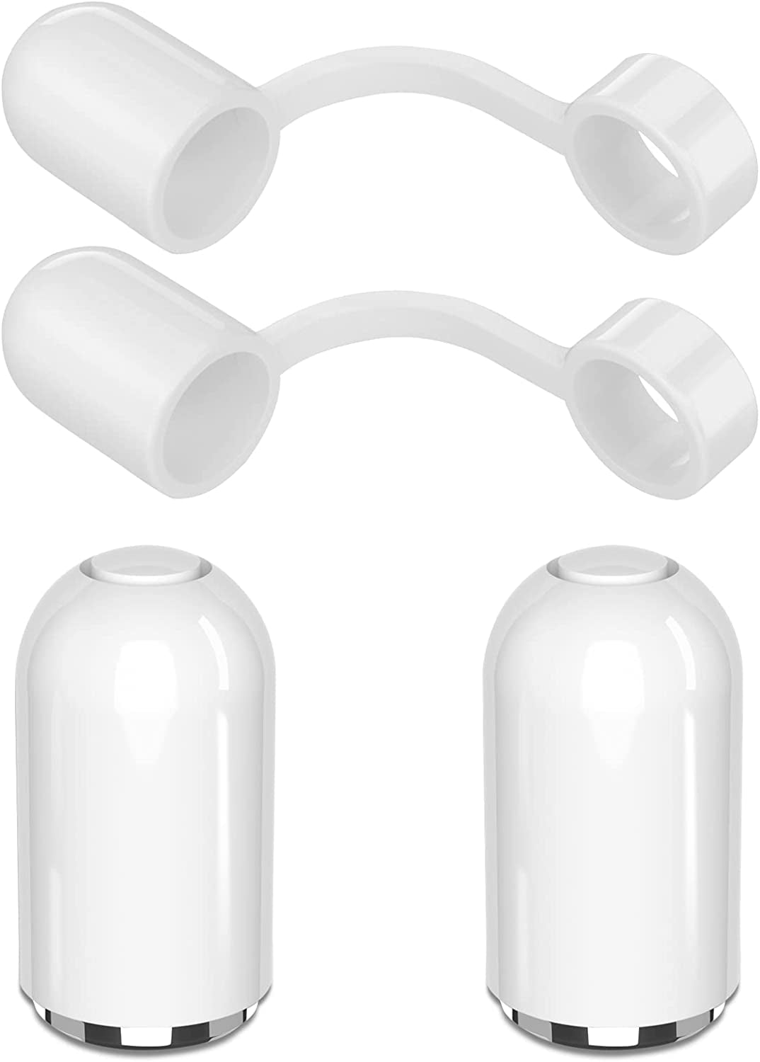 APETOO Magnetic Replacement Cap for Apple Pencil 1St Gen,2-Sets Ipencil Replacement Cap with Anti-Lost Silicone Holder for Ipad Pro Pencil End Cap Stylus Top Cover Protective Holder for Ipad Pencil  APETOO   