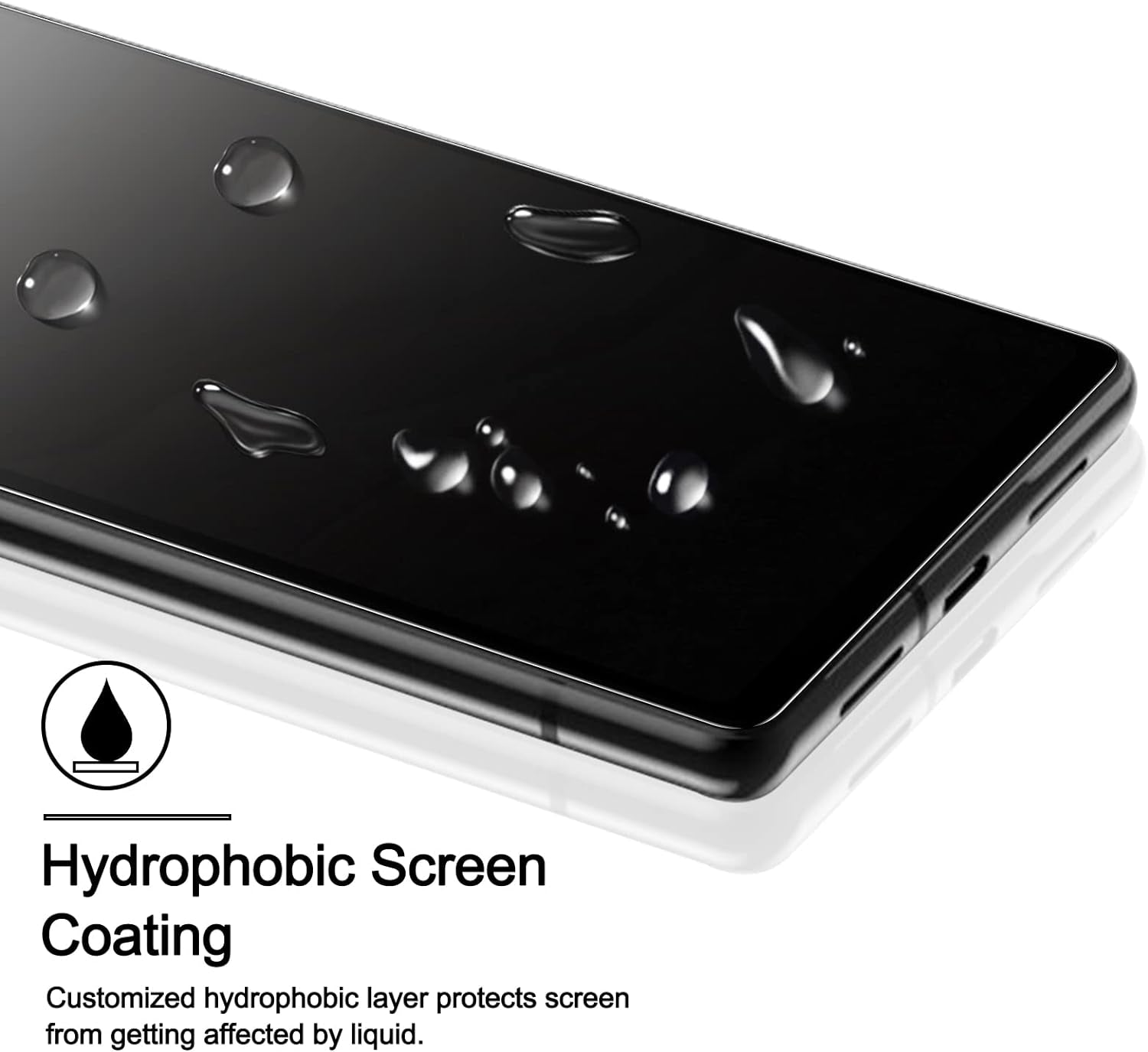 YWXTW Google Pixel 6 Privacy Screen Protector, 2 Pack Tempered Glass Anti-Spy 9H Hardness Film for Google Pixel 6 2021 6.4-Inch, [Don’T Support Fingerprint Unlock] Bubble Free Case Friendly - Black  YWXTW   