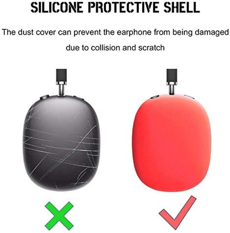 Zotech Silicone Protective Cover, Soft Earcup Cushions Case for Airpods Max (Red)  Zotech   