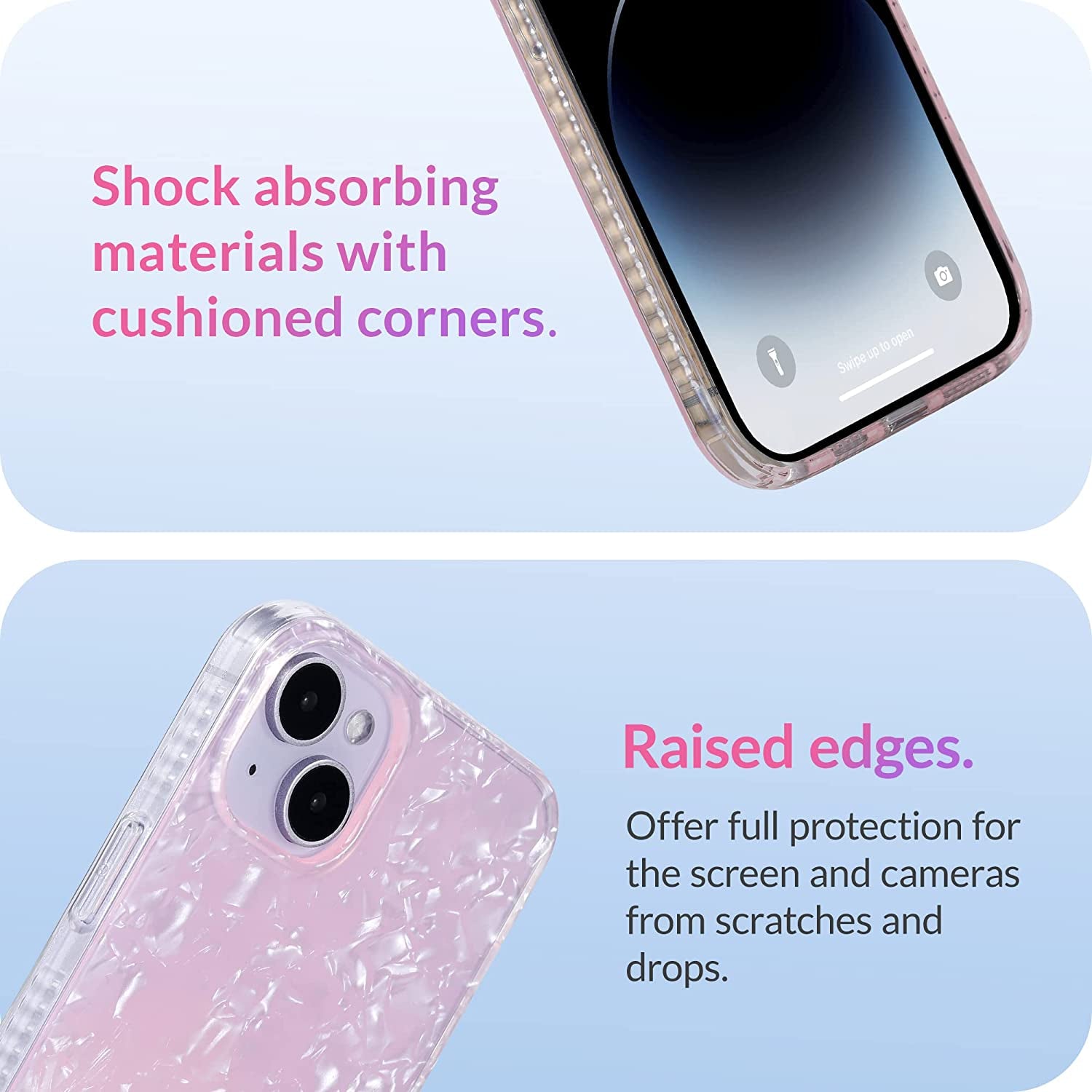 LONLI - for Iphone 14 (6.1") - Pink Pearl Tort Phone Case for Women - Just in Case Series  LONLI CO., LIMITED   