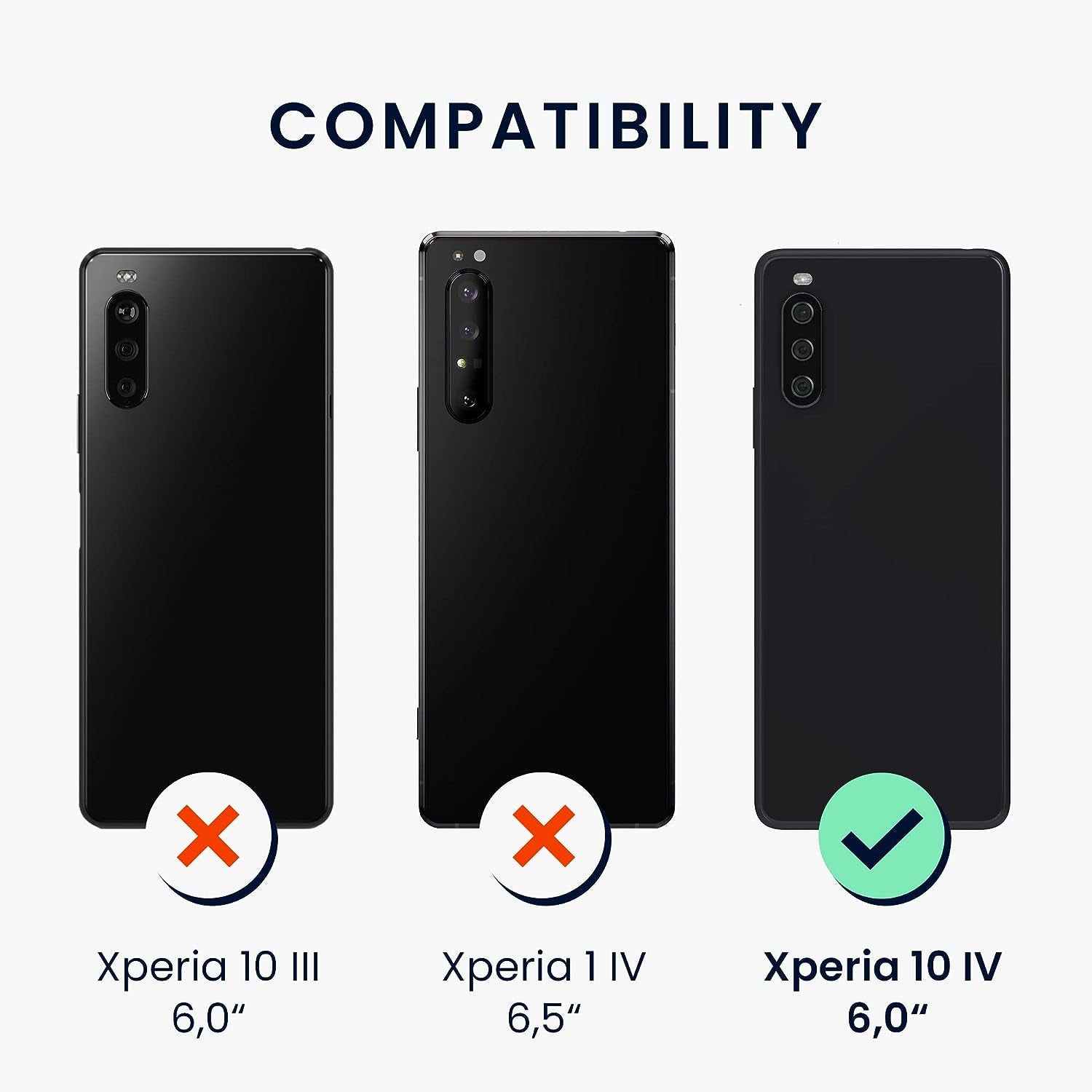 Kwmobile Case Compatible with Sony Xperia 10 IV Case - Soft Slim Protective TPU Silicone Cover - Cool Mint  KW-Commerce   