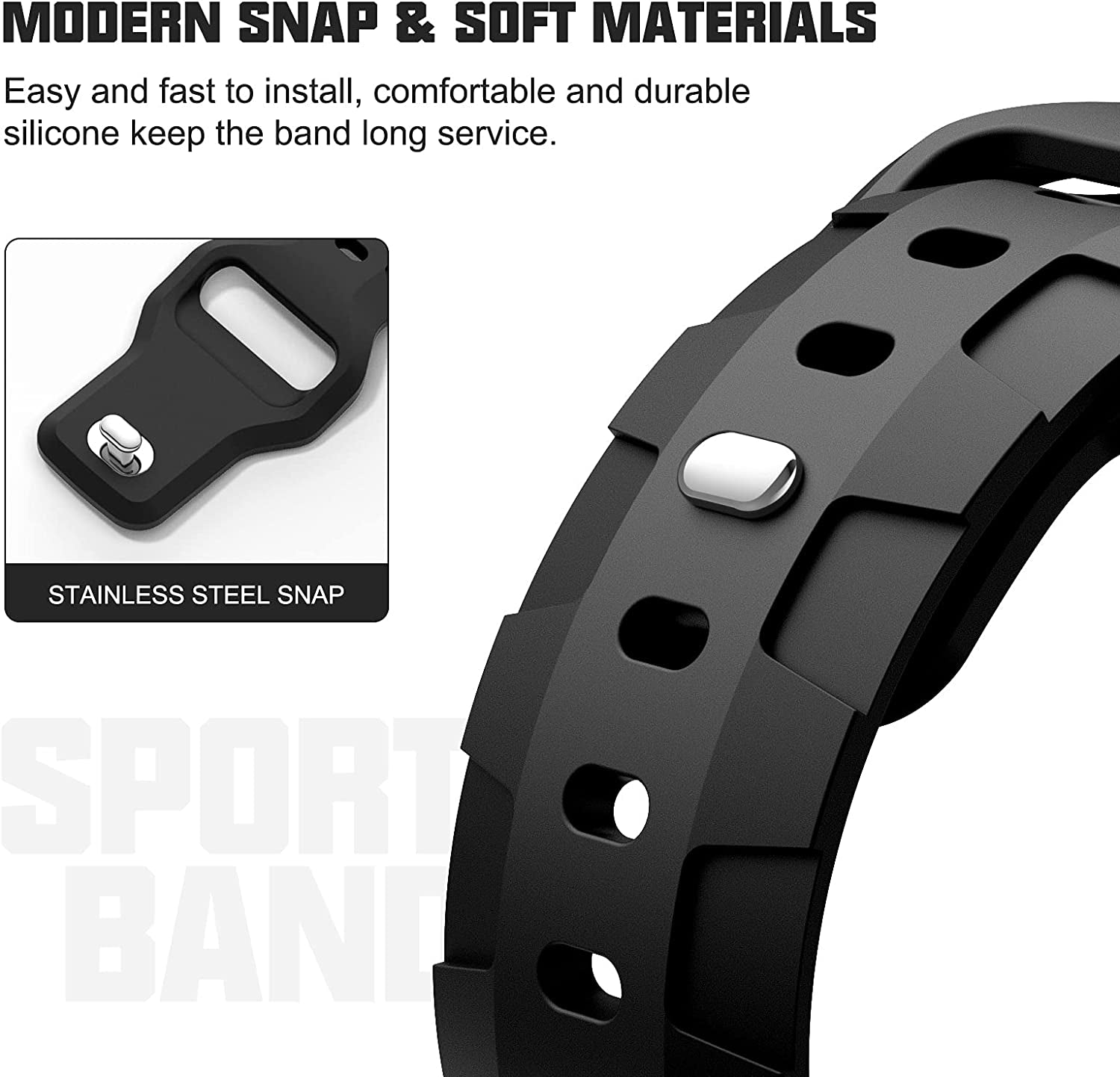 Recoppa Compatible with Apple Watch Band 49Mm 45Mm 44Mm 42Mm 41Mm 40Mm 38Mm Band for Men Women, Soft Silicone Replacement Bands for Iwatch Series 8/7/6/5/4/3/2/1/Se/Ultra  Recoppa   