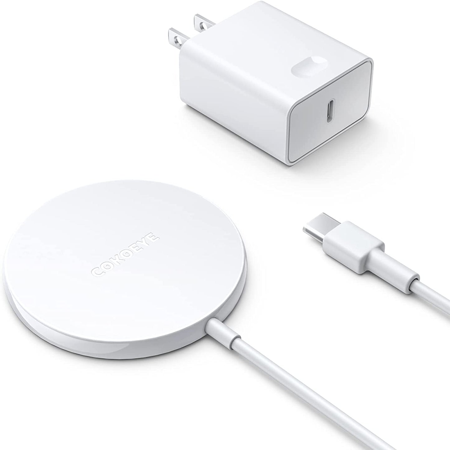 Magnetic Wireless Charger with Magsafe Charger for Iphone, Wireless Charging Pad with 20W PD USB C Charger for Iphone 14/14 Pro/14 Plus/14 Pro Max/ 13/13 Pro/13 Pro Max/12 Pro Max/Airpods 3/2/Pro  Shenzhen Dongxing Technology Co.,LTD   