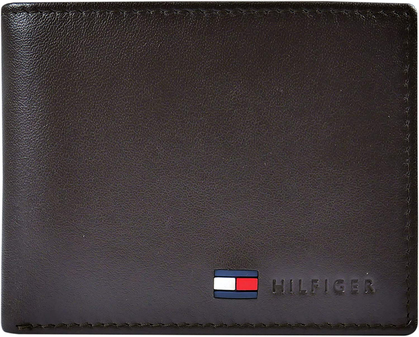 Tommy Hilfiger Men'S Genuine Leather Passcase Wallet with Multiple Card Slots  Tommy Hilfiger Men's Accessories British Brown One Size 