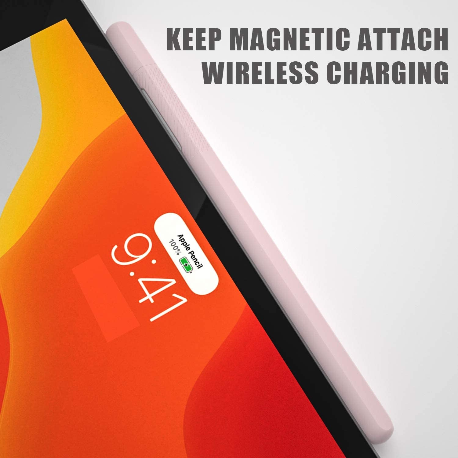 TICARVE Case for Apple Pencil Holder for Apple Pencil Sleeve for Apple Pencil 2Nd Generation Case Compatible with Ipad Pro 2018 Magnetic Skin for Apple Pencil 2 Case Pink  TICARVE   