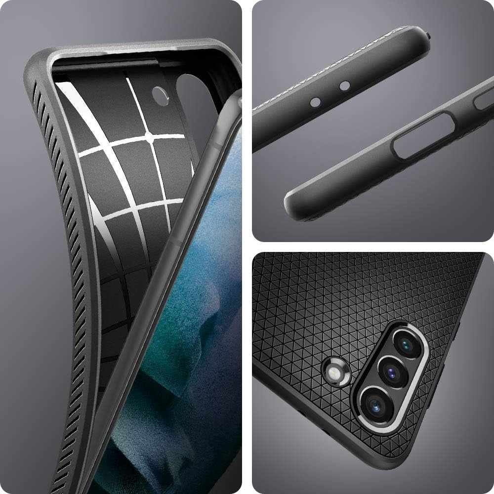Spigen Liquid Air Armor Designed for Galaxy S21 plus Case (2021) - Matte Black  Spigen   