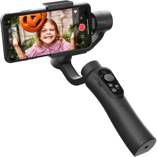 CINEPEER Phone Gimbal, 3-Axis Gimbal Stabilizer for Iphone 12/11/X/XS, Samsung Android Phone, ZY Play App Support, Smooth Video Gimbal - CINEPEER C11  zhi yun   