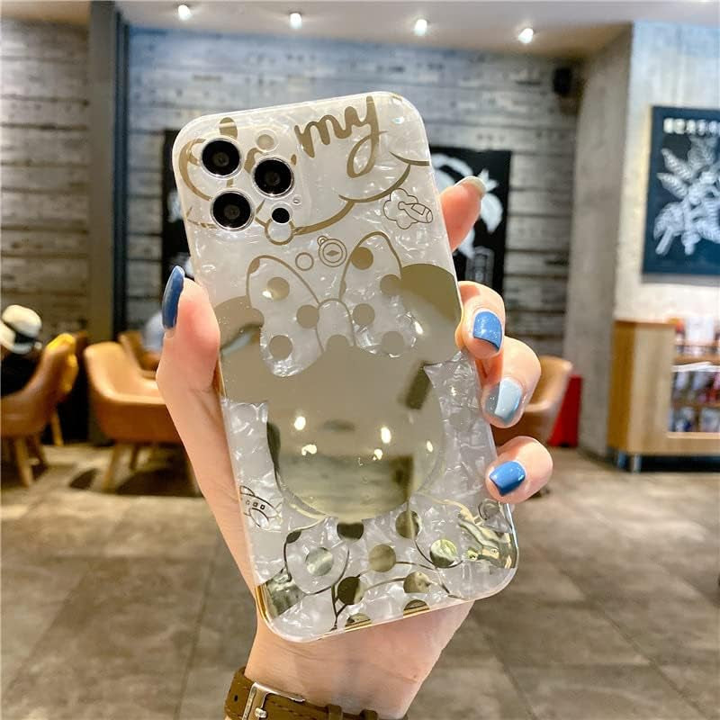 Jerisln Cartoon Case for Iphone 11 Pro Max Cute Golden Minnie Sparkle Bling Cover with Quicksand Holder,Kickstand Soft TPU Shockproof Protective for Women Girls(Iphone 11 Pro Max Minnie 6.5'')  Jerisln Golden/Minnie Iphone 13 Pro(6.1") 