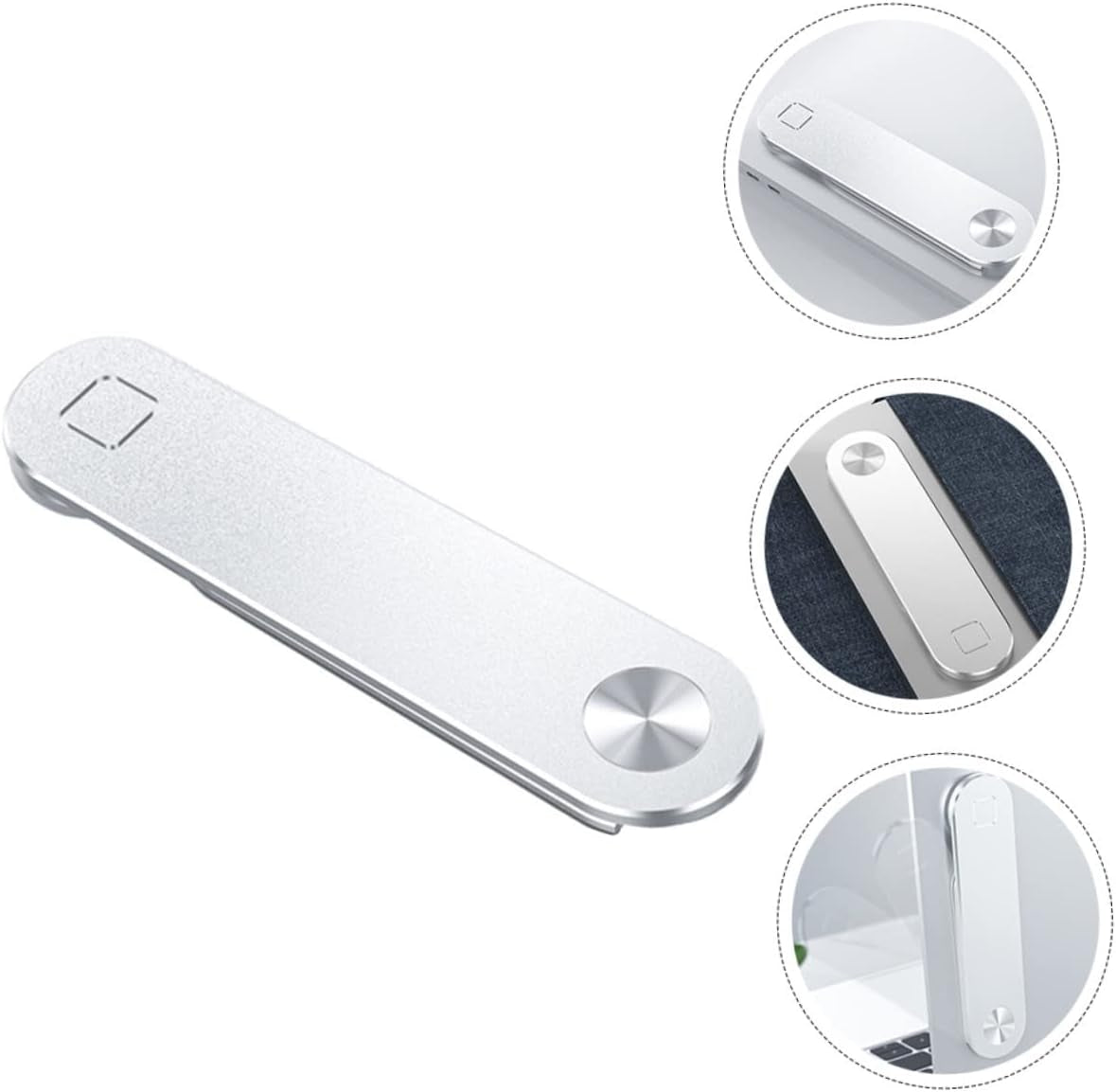 Operitacx 4Pcs Computer Phone Holder PC Stand Cell Phone Stand Holder Smartphone Stand Computer Side Mount Clip Tablet Phone Holder Laptop Side Mount Clip Magnetic Laptop Stand Laptop Holder  Operitacx   