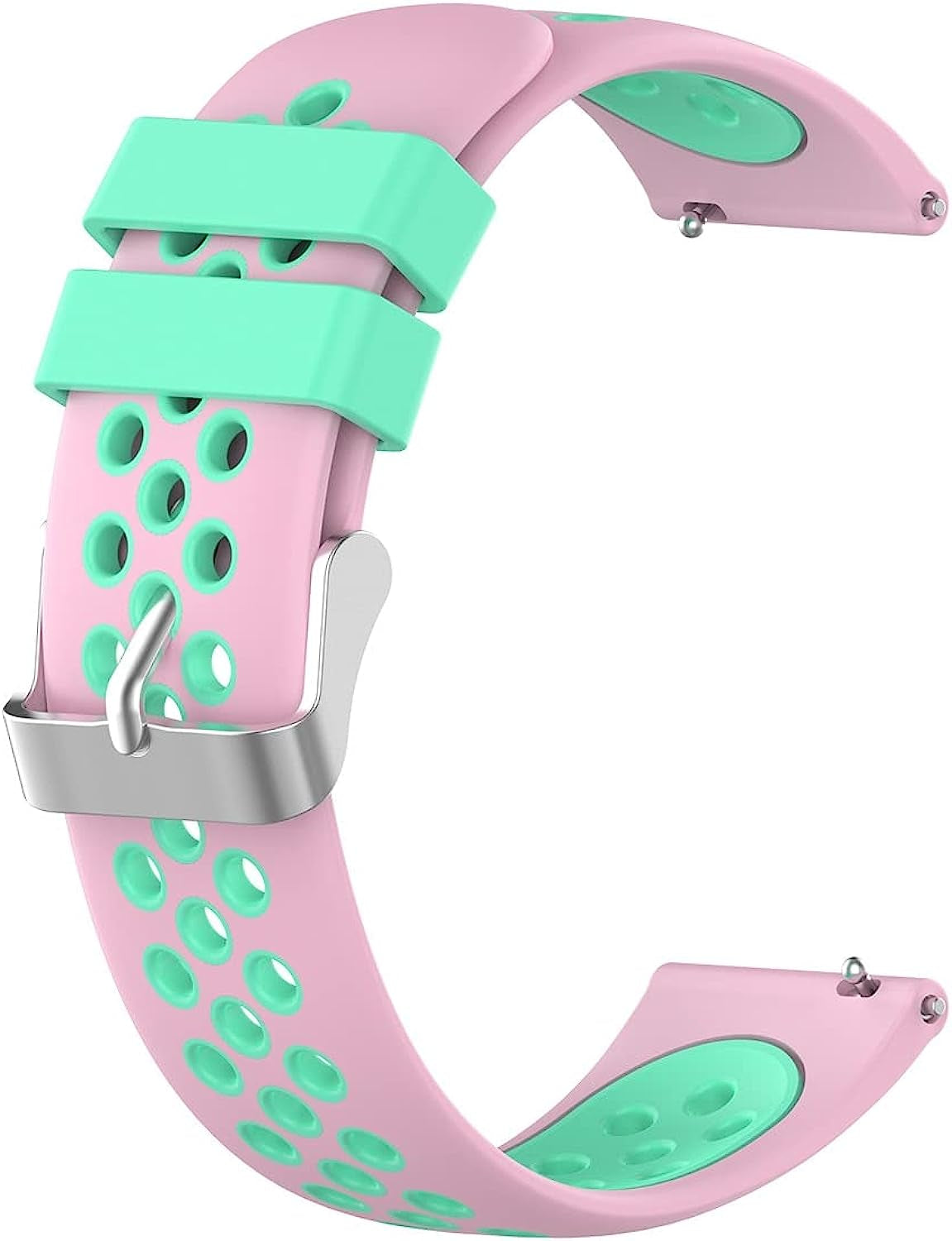 SCHIK for Garmin Vivoactive 3 4 4S Strap Silicone Watch Band for Garmin Accessoires Forerunner 245/645 Venu 2 2S Venu2 plus Bracelet  SCHIK Pink mint For Venu 2 Plus 