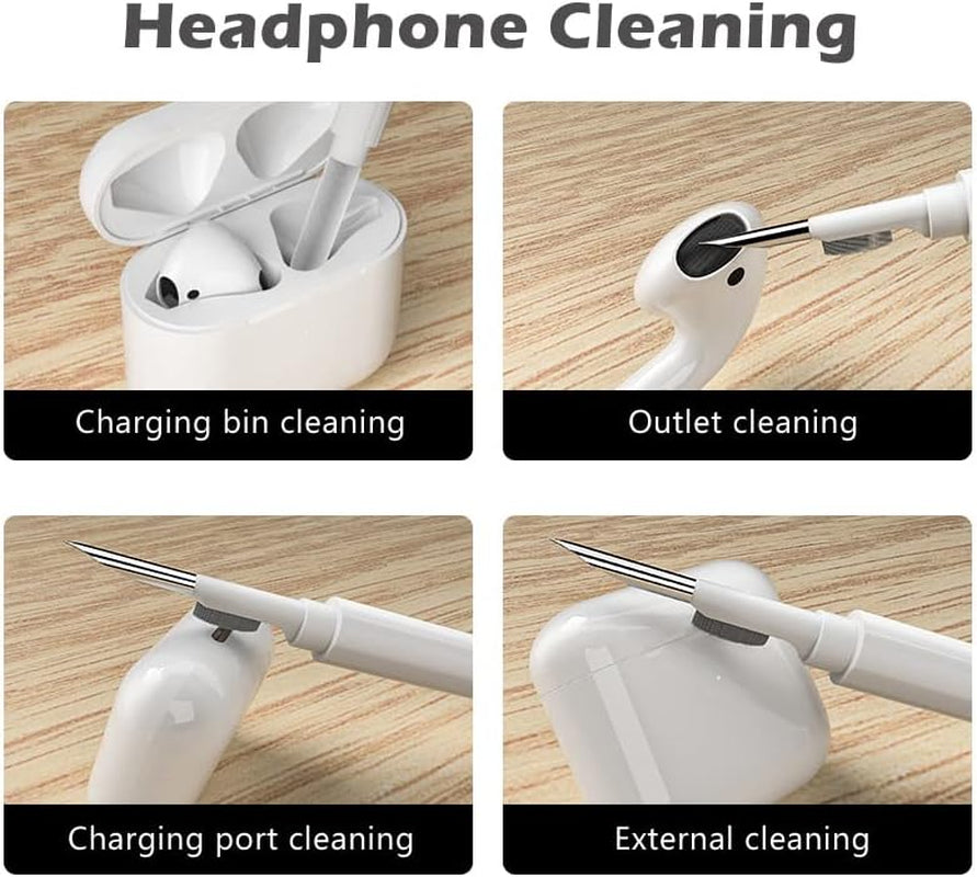 Wonderbooom 7 in 1 Electronics Cleaner Kit, Portable Multifunctional Cleaning Tool for Laptop Computer Phone Screen Keyboard Earbud(Black)  wonderbooom   