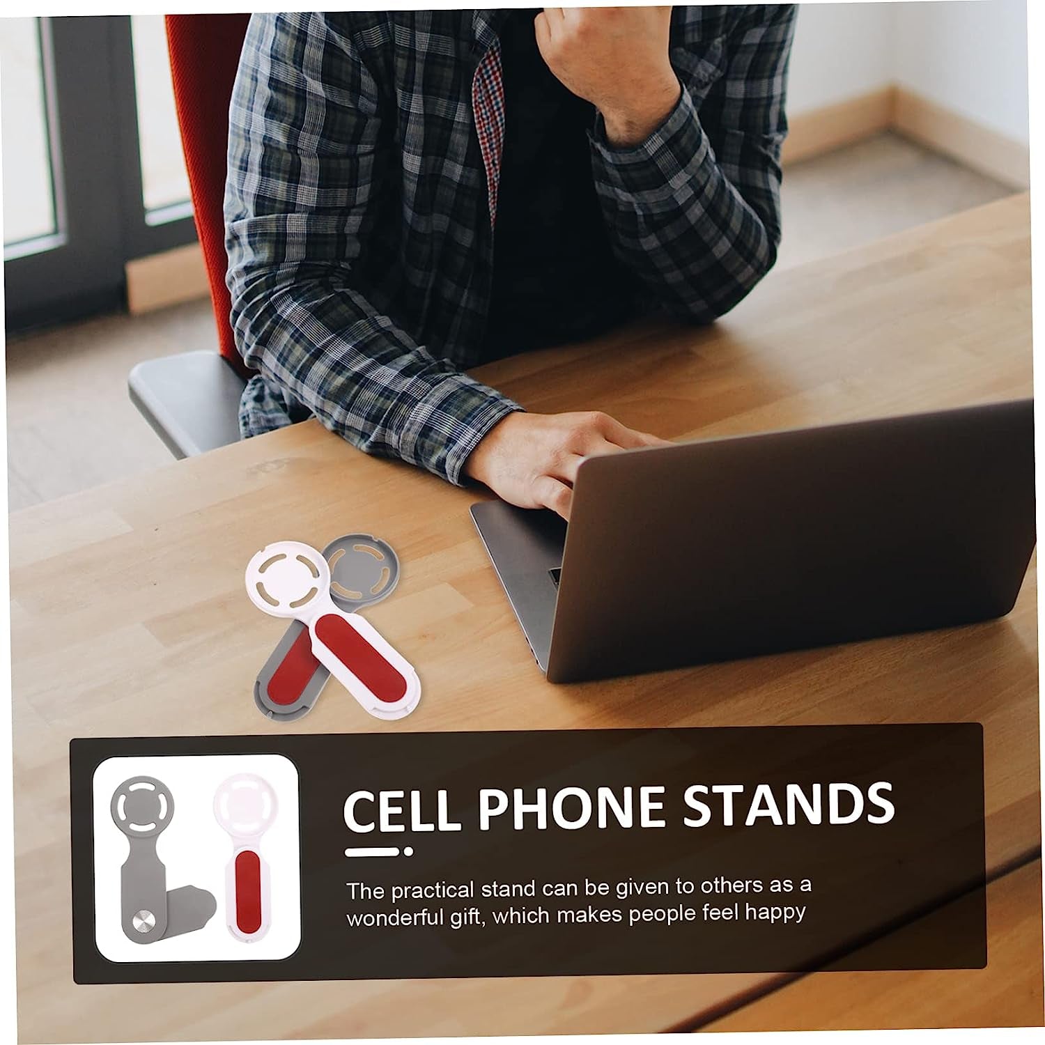 Mikikit 2Pcs Mobile Phone Holder Tablet Magnetic Mount Magnetic Phone Holder PC Laptop Phone Holder Mount Phone Holder Stand Laptop Phone Holder Cell Phone Holders Laptop Phone Mount Flat  Mikikit   