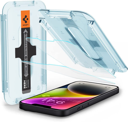 Spigen Tempered Glass Screen Protector Designed for Iphone 14 / Iphone 13 Pro/Iphone 13 [2 Pack]  Spigen   