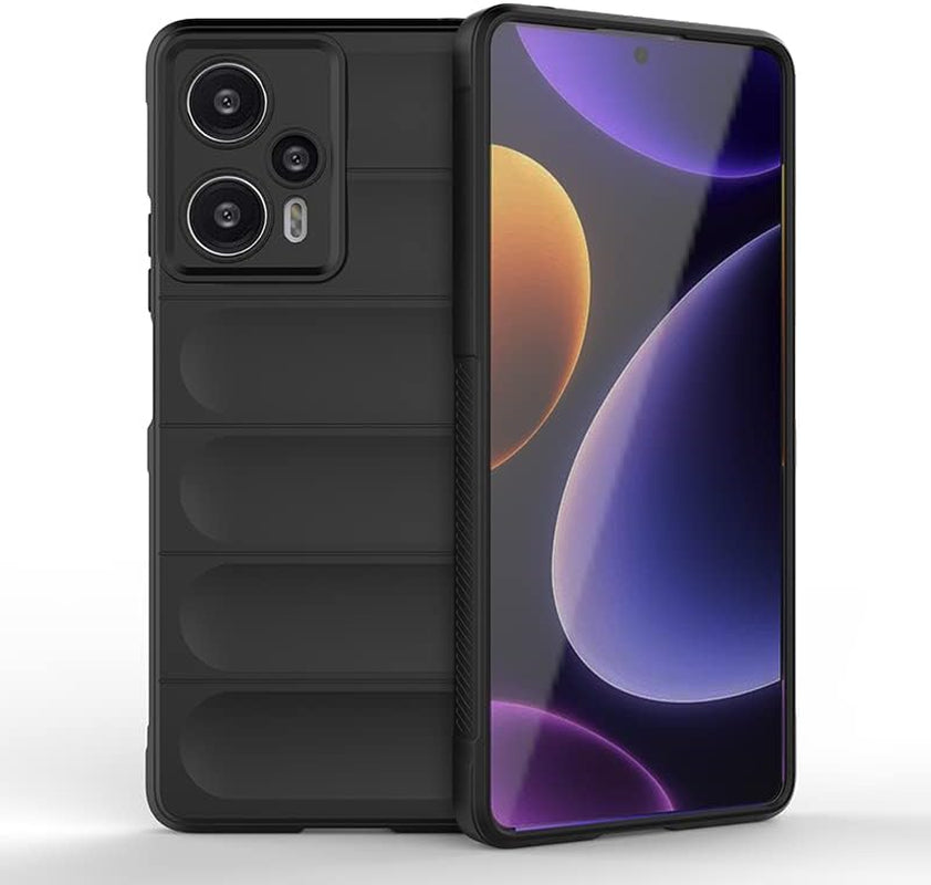 Elubugod Compatible with Xiaomi Redmi Note 12S 4G Case Cover,Tpu Mobile Phone Soft Compatible with Xiaomi Redmi Note 12S 4G 2303CRA44A Case Cover Black  Elubugod Black Compatible With Redmi Note 12 Turbo / Poco F5 5G 