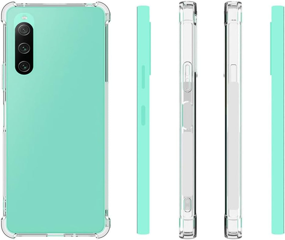 Aikukiki Case for Sony Xperia 10 V,Sony Xperia 10 V 5G Case,Tpu Soft Silicone Bumpers Protective Cover Anti-Scratch Shockproof Phone Case for Sony Xperia 10 V 5G 2023 (Clear)  Aikukiki   
