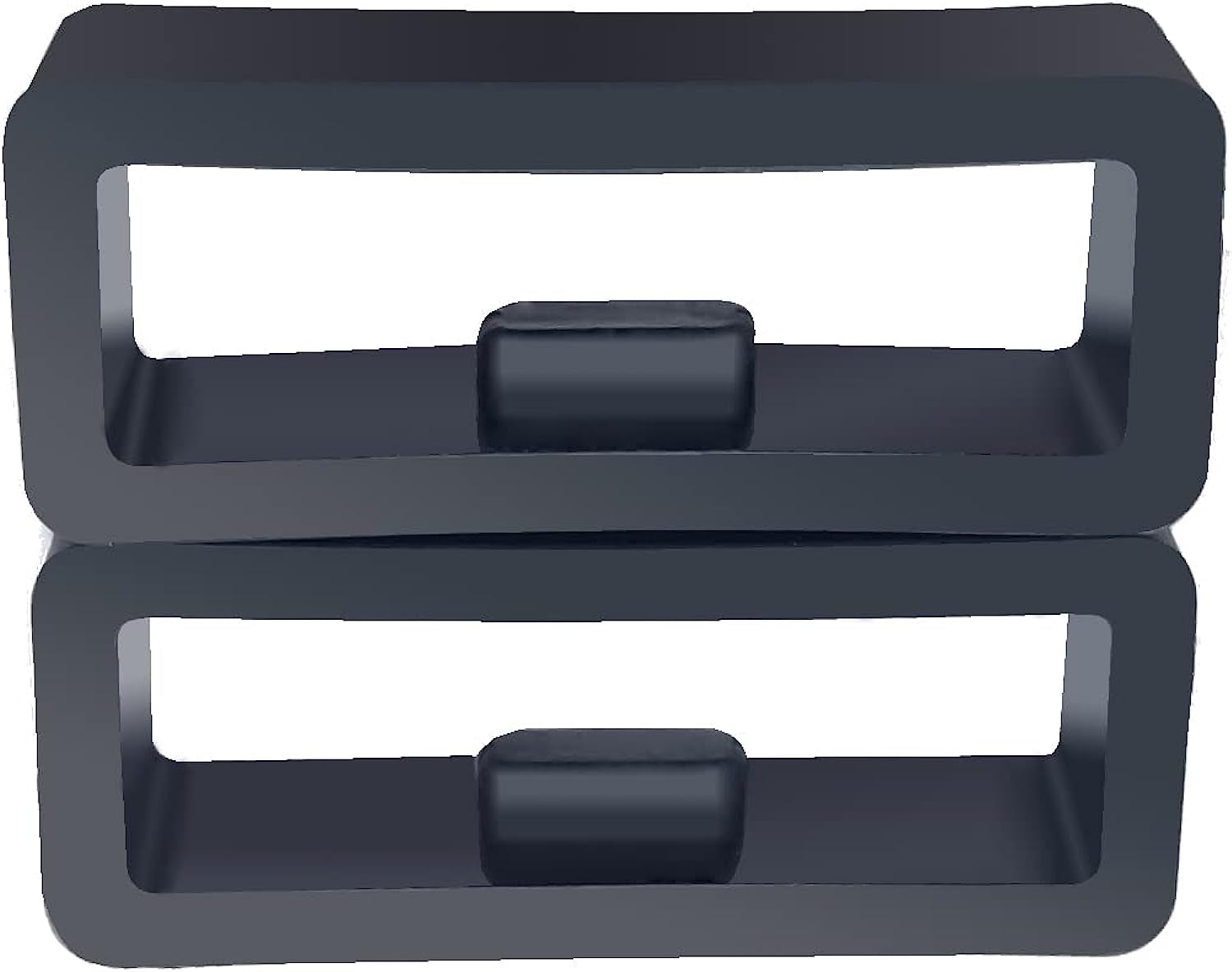 16-Pack Silicone Watch Band Holder Loop Compatible with Garmin Forerunner 245/645/45 Vivoactive 3 Band Keeper 20Mm Black  YAKQUARD   