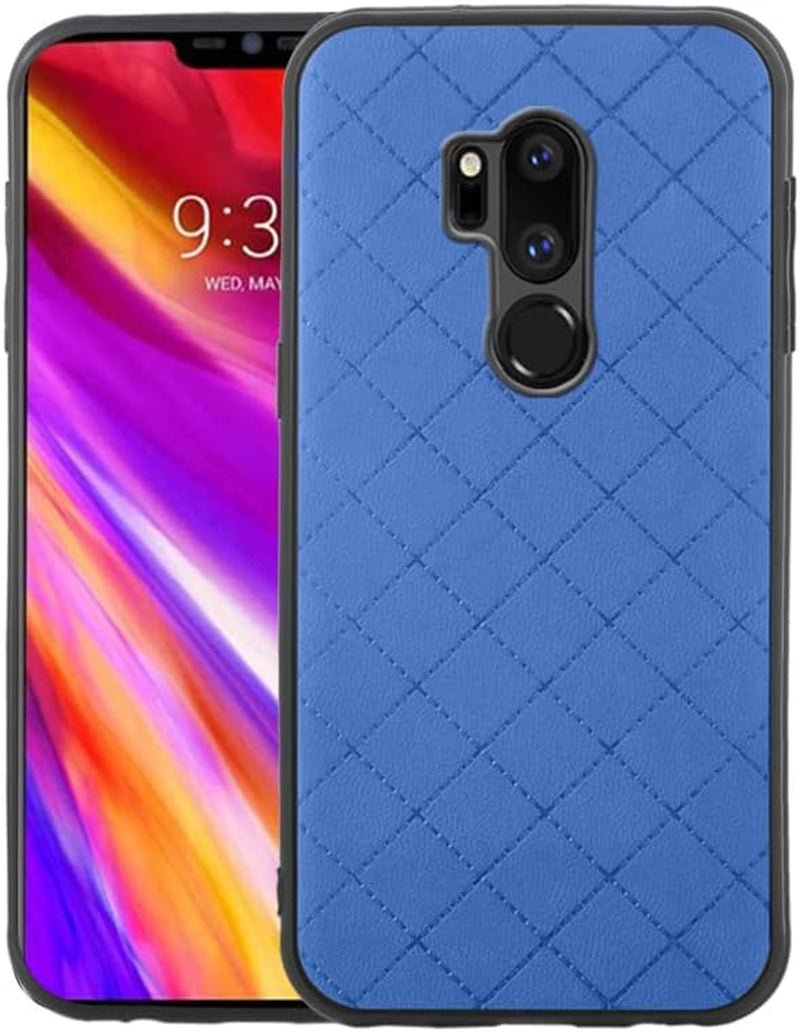 ELISORLI Compatible with LG G7 Thinq Case Rugged Thin Cell Accessories Anti-Slip Fit Rubber TPU Mobile Phone Cover for LGG7 One G 7 plus LG7 Fit Lg7Thinq 7G Thin Q G7+ G7Thinq Lgg7Thinq Women Blue  ELISORLI   
