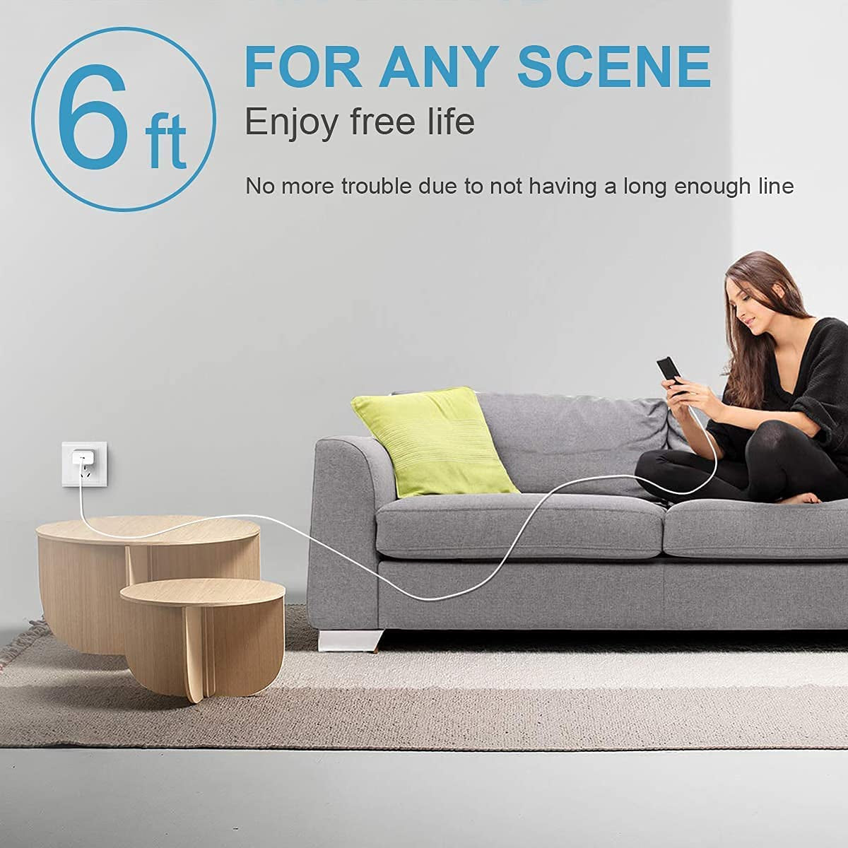 Iphone Charger Super Fast Charging [Apple Mfi Certified] 20W PD Power Wall Charger with 6FT Charging Cable Compatible Iphone 14/14 Pro Max/13/13 Pro Max/12/12 Pro/12 Pro Max/11/11 Pro Ipad(White)  Shenzhen good-she technology Co., Ltd.   