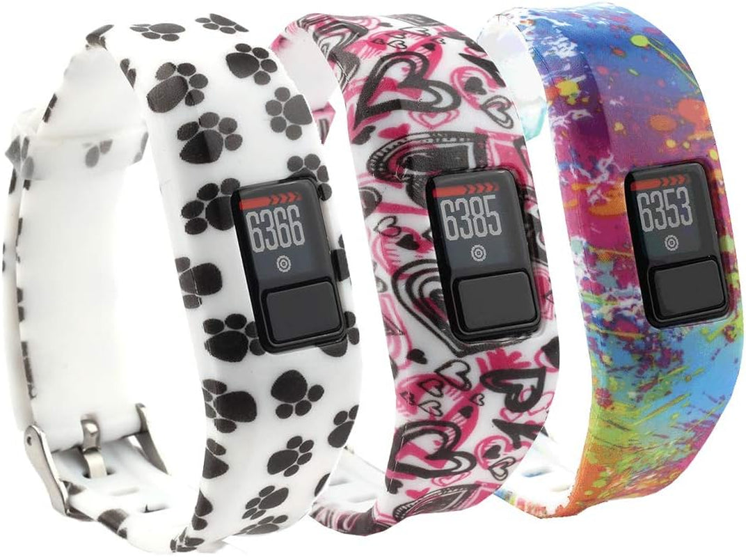 Ybludiy Compatible with Garmin Vivofit 3/Jr/Jr 2 Bands,Adjustable Replacement Wristbands with Watch Buckle for Garmin Vivofit 3 Kids Women Men(No Tracker)  Ybludiy   