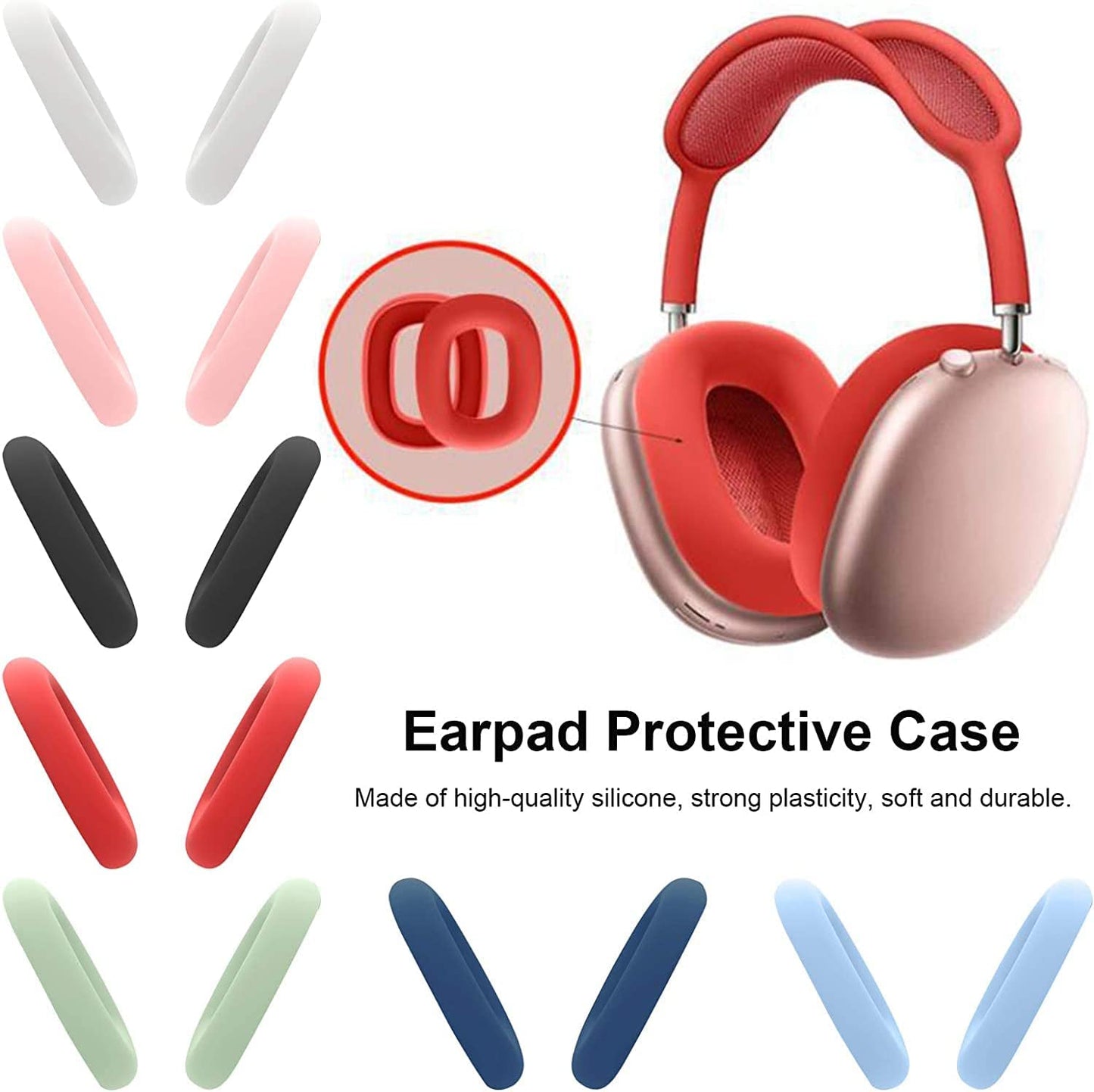 Tucana Silicone Earpad Case Compatible for Airpods Max, Earcup Cover Protector Green  TUCANA   