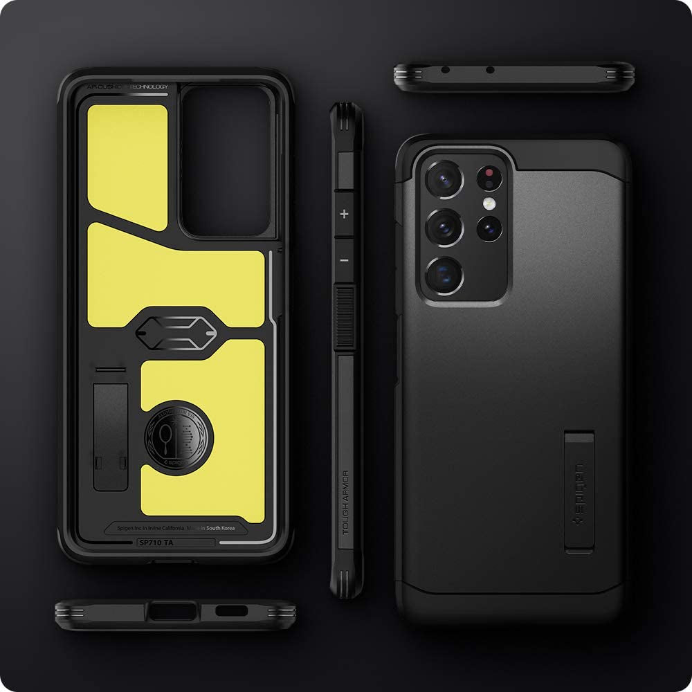 Spigen Tough Armor [Extreme Protection Tech] Designed for Galaxy S21 Ultra Case (2021) - Black  Spigen   