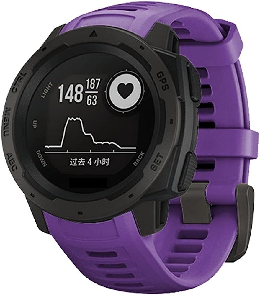 KGDHB Sports Silicone Strap for Garmin Instinct Watchband Replacement 22MM Watch Band for Garmin Instinct Esports/Tide/Solar Bracelet  KGDHB S For Instinct Tide 