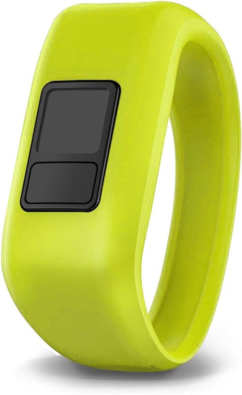 Ibrek for Garmin Vivofit Jr/Jr 2/3 Bands, Silicon Stretchy Replacement Watch Bands for Kids Boys Girls Small Large(No Tracker) (3 Pack: Transparent Pink&Teal&Lavender, Small)  iBREK Lime Small 