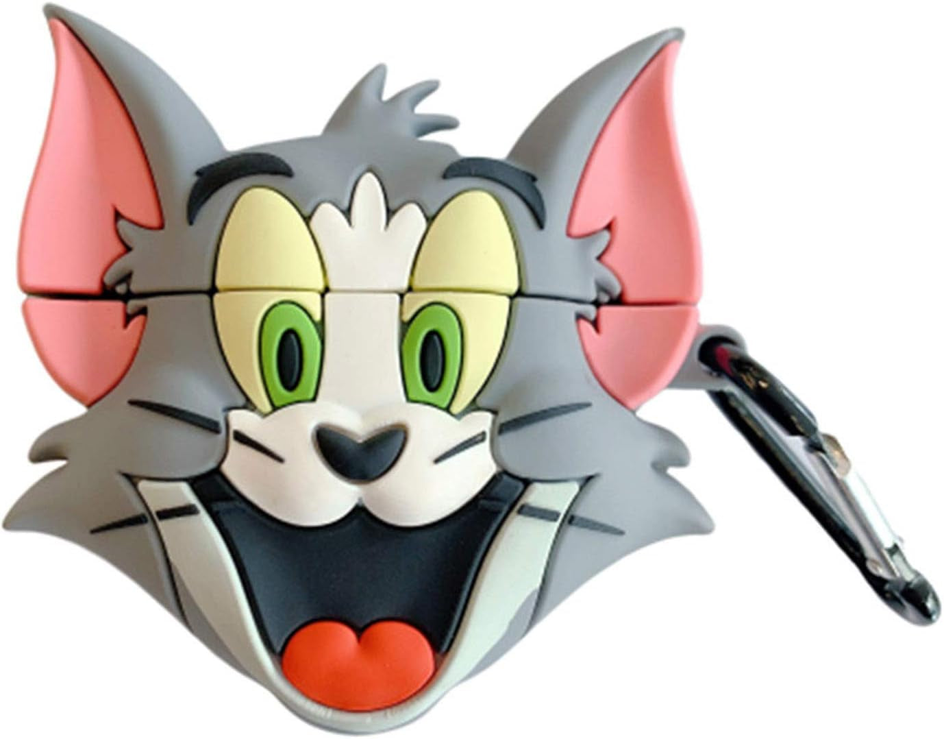 ZOSTLAND Wireless Earphone Case, Adorable Mouse Thick Soft Portable Keychain Finger Ring Protective Silicone Skin Cover Case Compatible with Apple Airpods Case 2&1 (Airpods 1/2,Mouse)  ZOEAST Airpods 1/2, Cat  